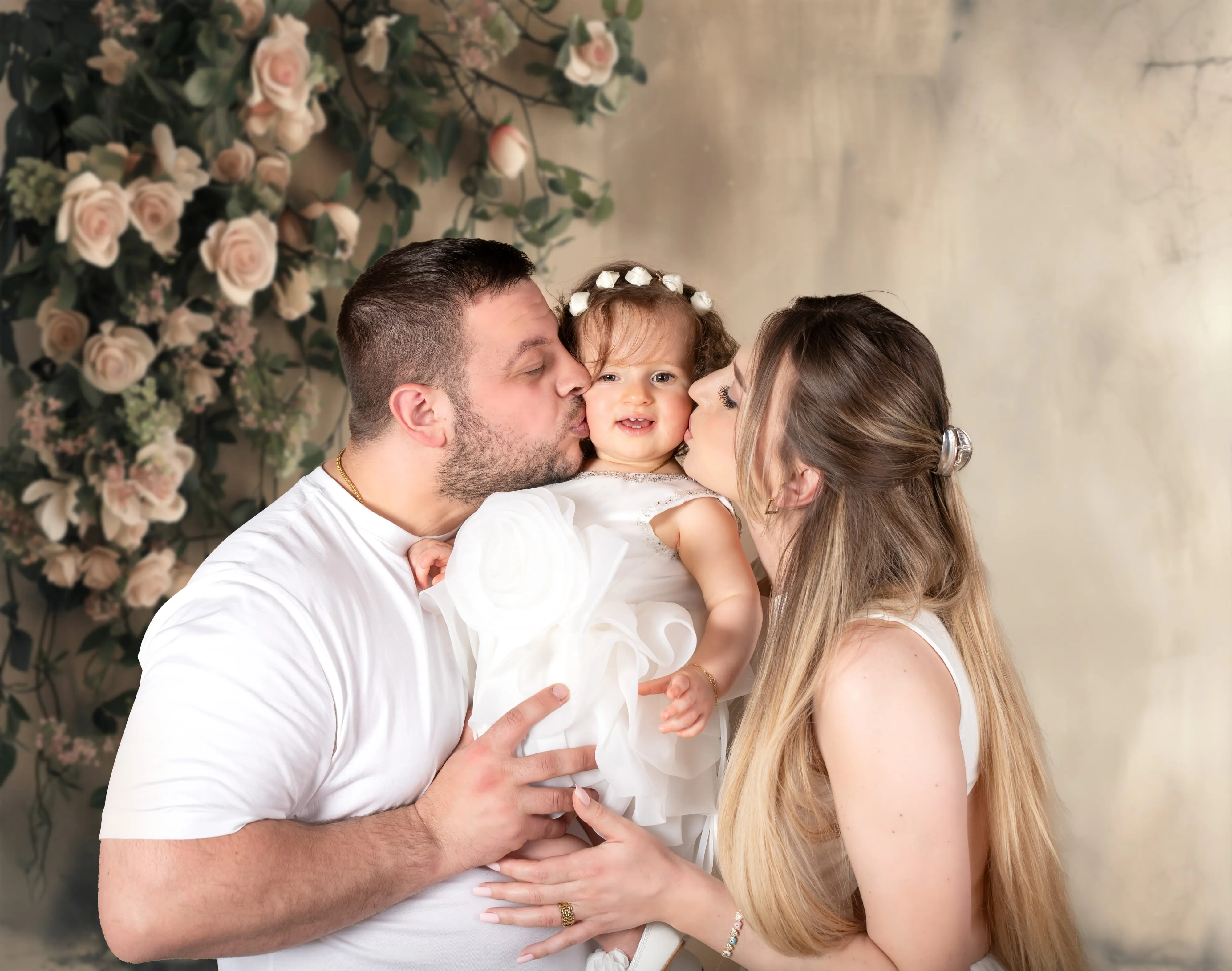 Indoor studio family session