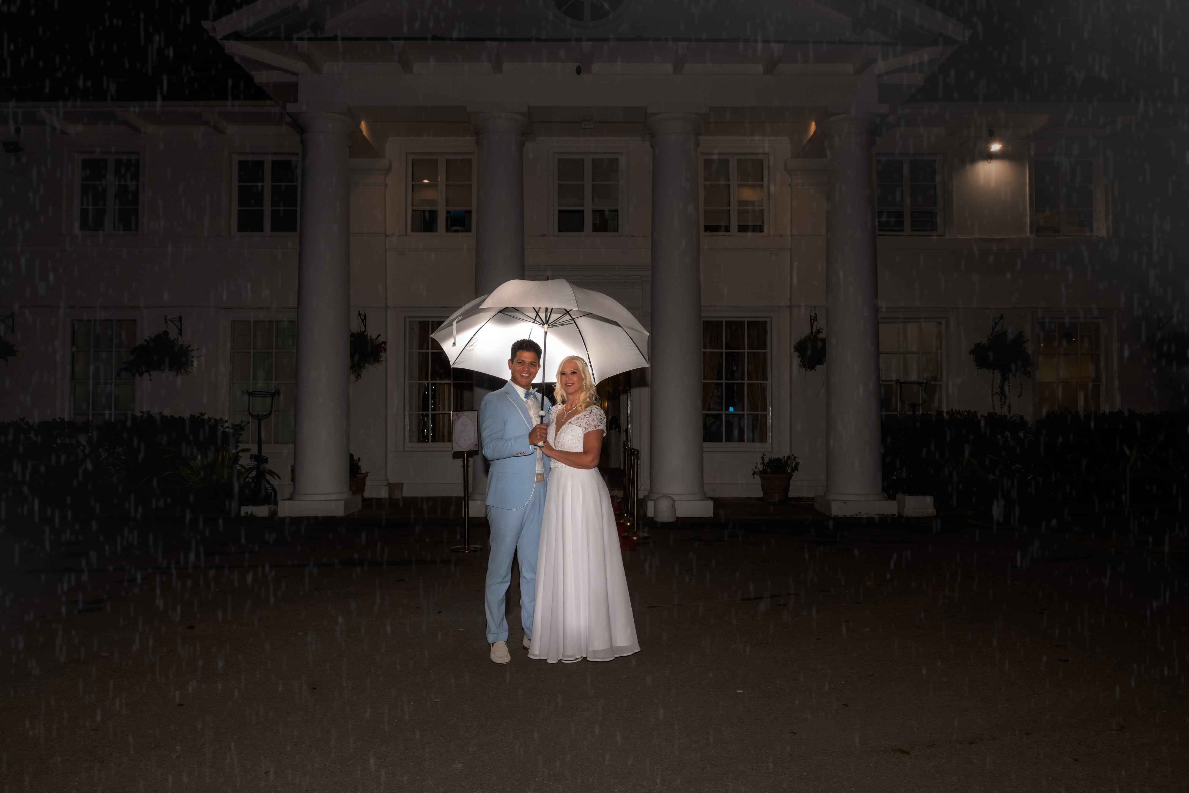 First dance under chandelier at Dyrham Park